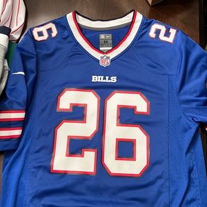 Buffalo Bills Devin Singletary Jersey. Size Medium. Nike